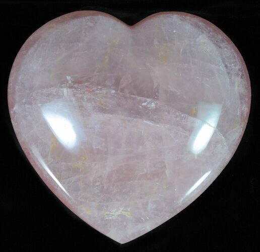Polished Rose Quartz Heart - Madagascar #63010
